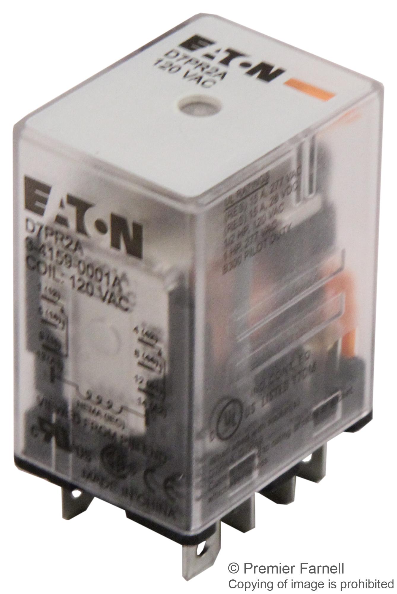 D Pr A Eaton Cutler Hammer Power Relay Dpdt Vac