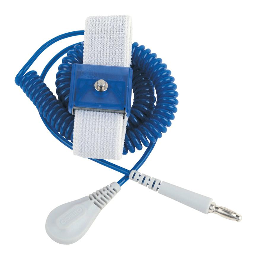 09100 Desco Anti Static Wrist Strap Grounder Adjustable