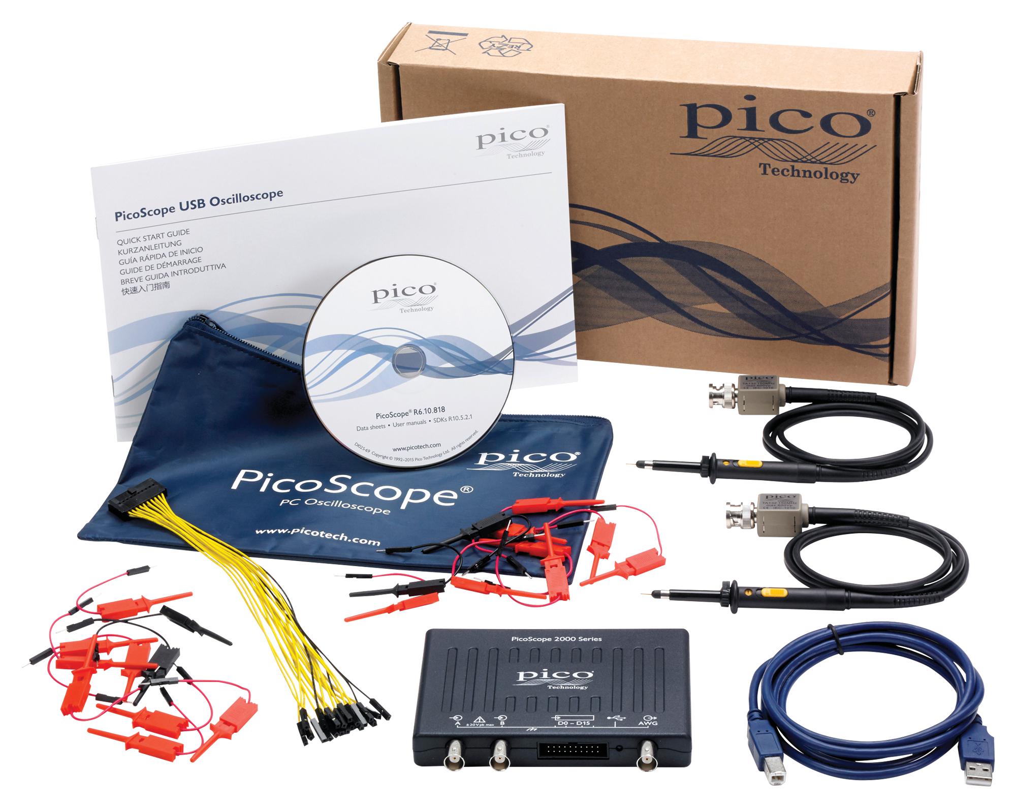 PICOSCOPE 2206B MSO Pico Technology PC USB Oscilloscope Digital