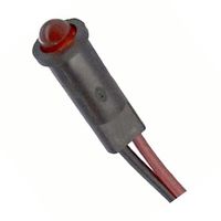 DIALIGHT-558-0101-003F-PANEL MOUNT INDICATOR, LED, 3.96MM, RED, 2V
