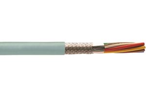 ALPHA WIRE-77204 SL005-ECOCABLE, FOIL/BRAID SHLD MULTCOND, 4COND, 22AWG, 100FT