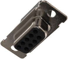 EMERSON CONNECTIVITY/AIM CAMBRIDGE-40-9809S-CONNECTOR, D-SUB, RCPT, 9POS