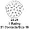 AMPHENOL INDUSTRIAL MS27497T22F21S