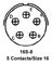 AMPHENOL INDUSTRIAL MS3100A16S-8P