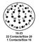 ITT CANNON MS3111F16-23S