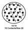 ITT CANNON MS3111E14-19P