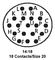 ITT CANNON MS3116E14-18SX