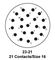 ITT CANNON MS27656T23B21BB