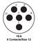ITT CANNON MS27484T16F6S