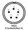 ITT CANNON MS3106E16S-8PF187