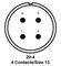 ITT CANNON MS3101F20-4SY
