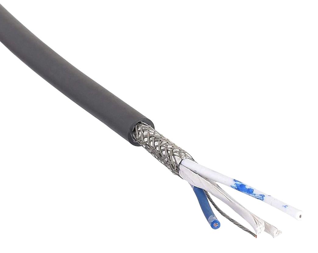 9841 BELDEN, SHIELDED MULTIPAIR CABLE, 1 PAIR, 24AWG | Newark