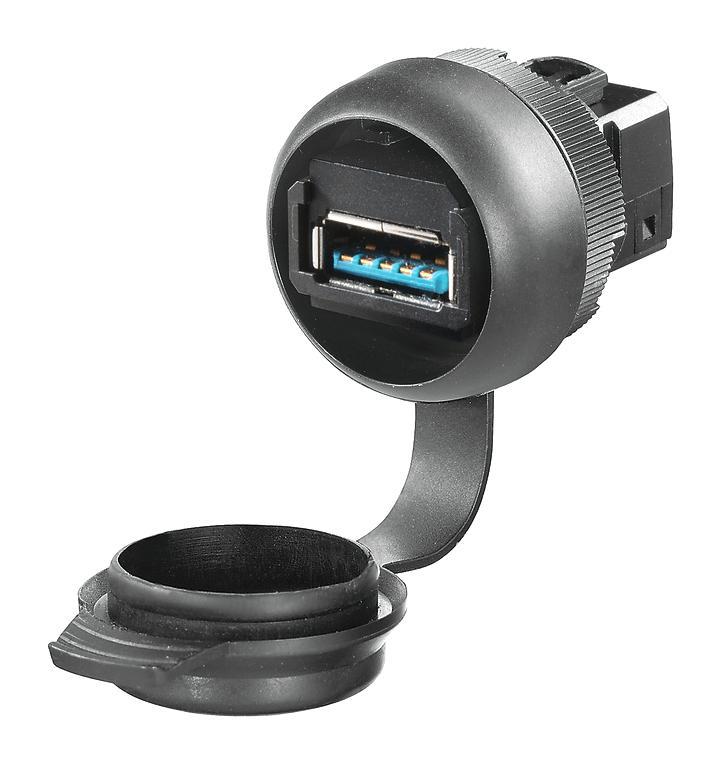 1427960000 Weidmuller, USB ADAPTER, 3.0, TYPE A RCPT-RCPT