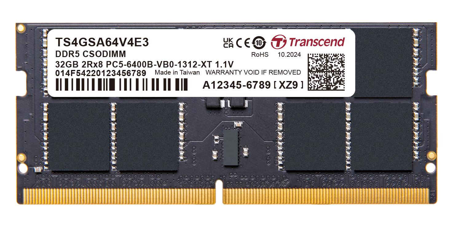 32GB TRANSCEND RAM Memory Modules | Newark Electronics Canada