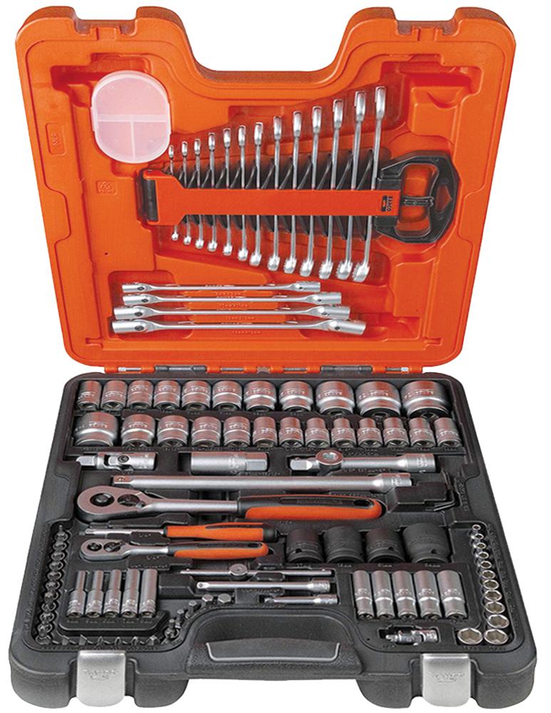S106 BAHCO, SOCKET & SPANNER SET, 1/4