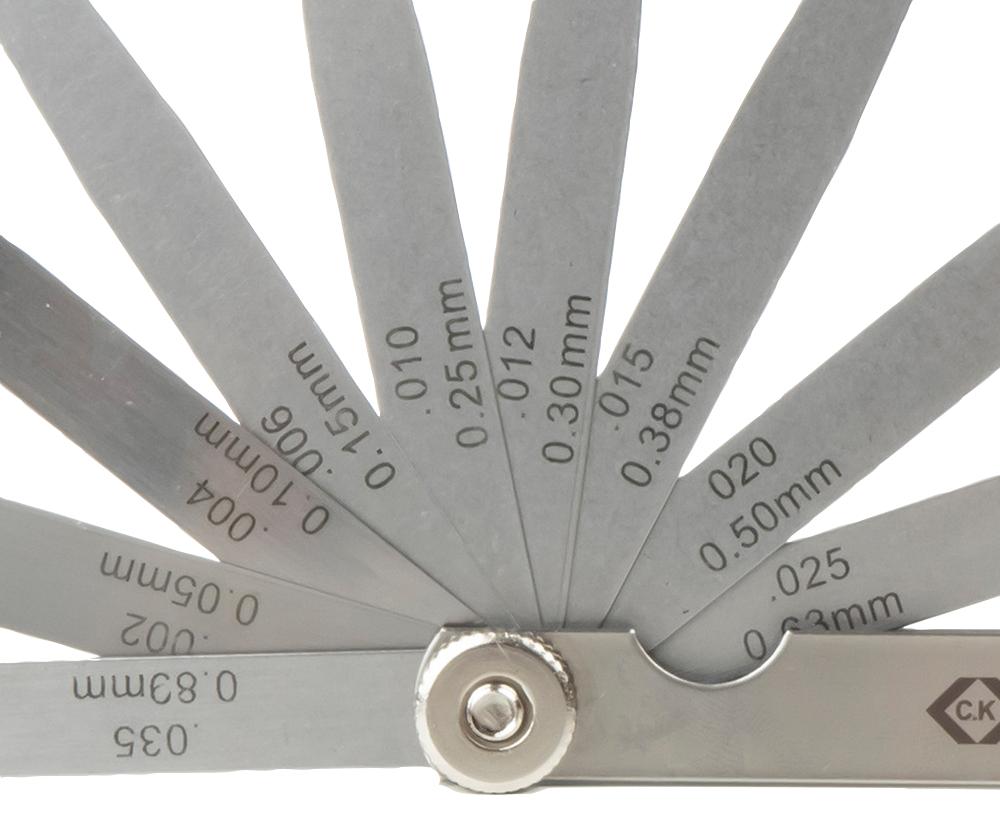 T3527 413 CK TOOLS, FEELER GAUGE, 2MM TO 35MM, 13PC, STEEL T3527 413 CK TOOLS, FEELER GAUGE, 2MM TO 35MM, 13PC, STEEL