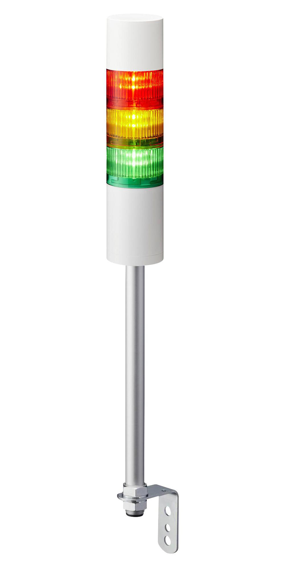 LR6-302LJBW-RYG PATLITE (U.S.A.), Signal Tower, LED, 3 Tiers
