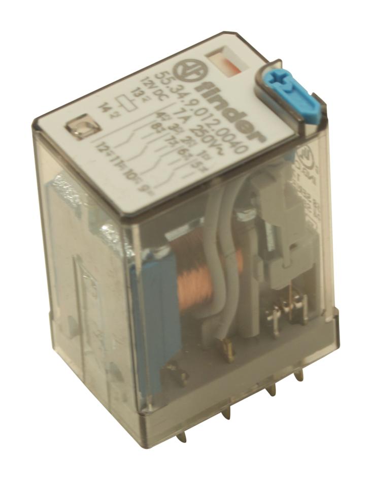 55.34.9.012.0040 FINDER, General Purpose Relay, 55 Series, Power