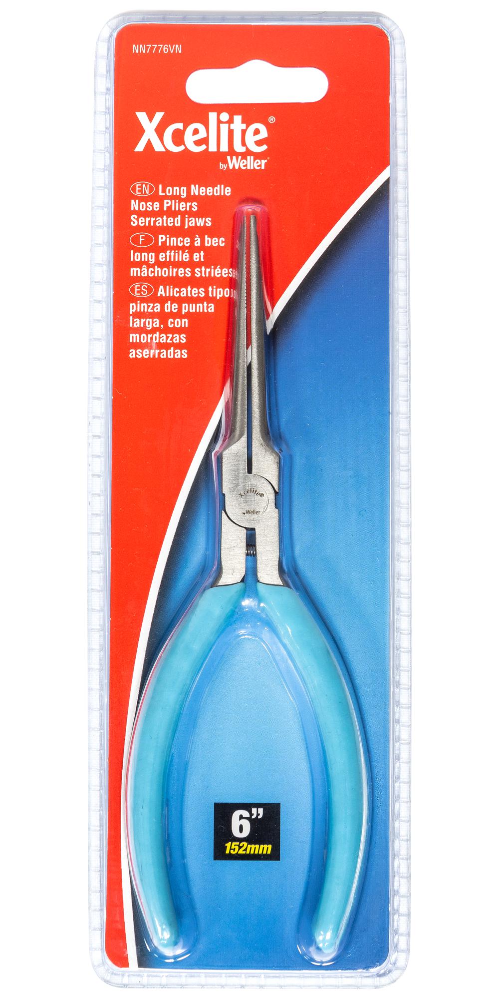 NN7776VN WELLER XCELITE, Plier, Needle Nose, Serrated Jaw | Newark