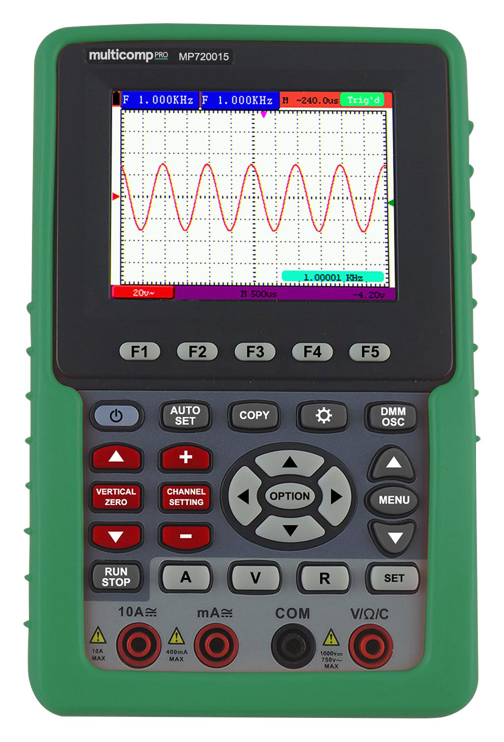 MP720015 US Pro, Oscilloscope, Hand Held, Multimeter