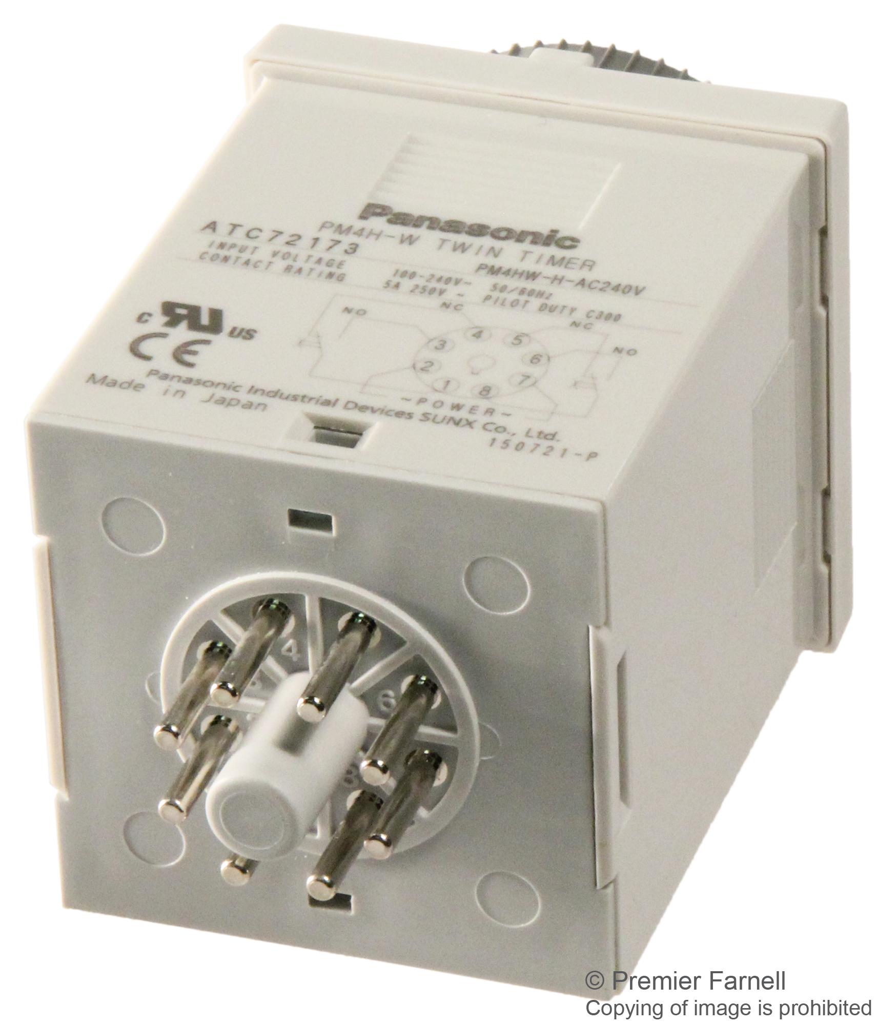 PM4HWHAC240V Panasonic, Analog Timer, PM4HW Series, Repeat Cycle