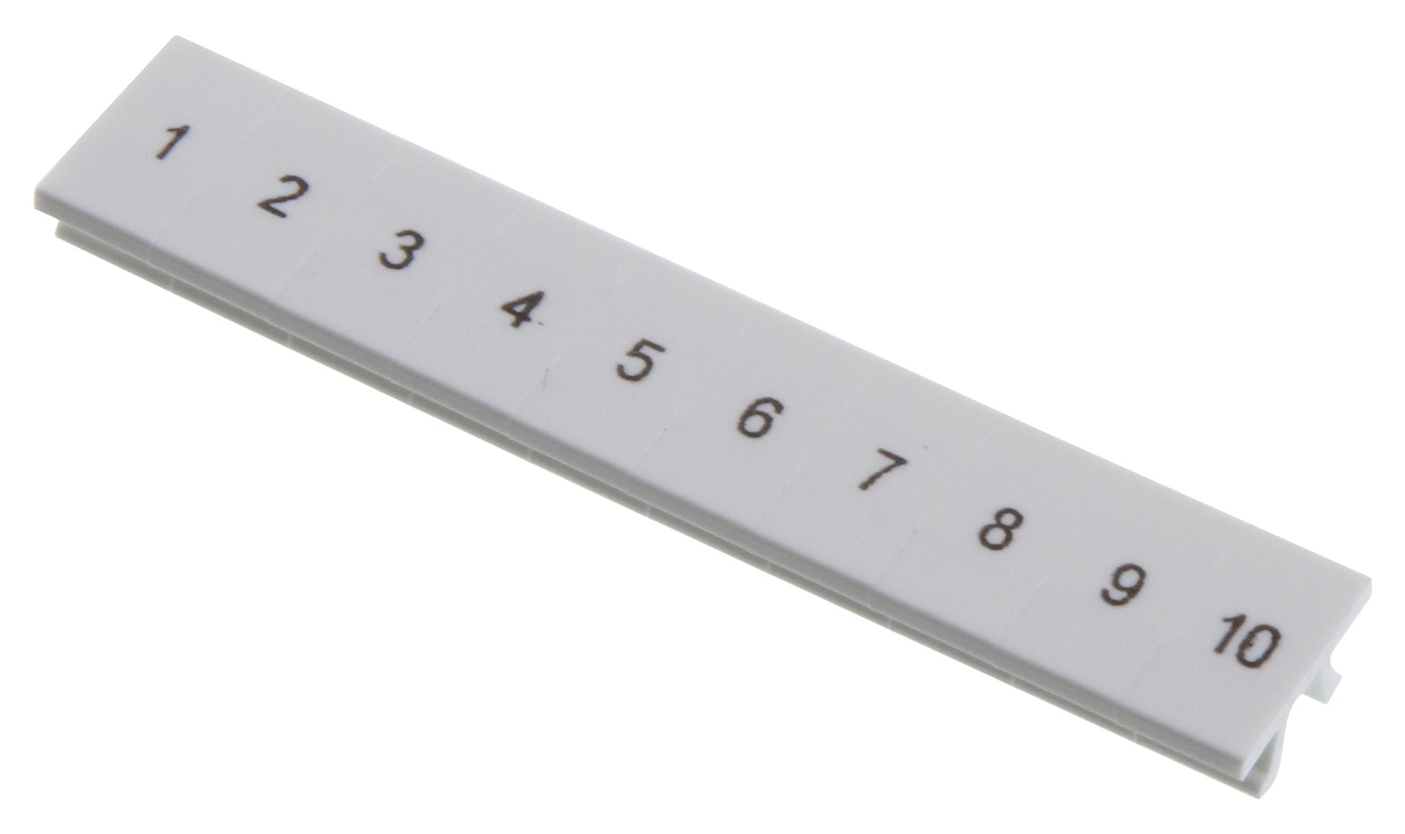 ZB 5,LGS:FORTL.ZAHLEN 1-10 PHOENIX CONTACT, Terminal Block Marker