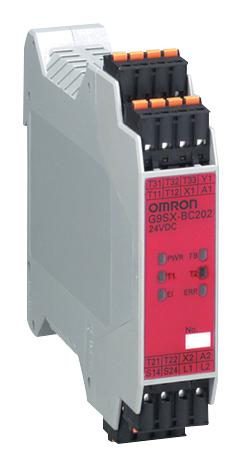 OMRON STI G9SX-NS202-RT DC24 Safety Relay, 24 V, G9SX-NS Series, DIN Rail,  Screw