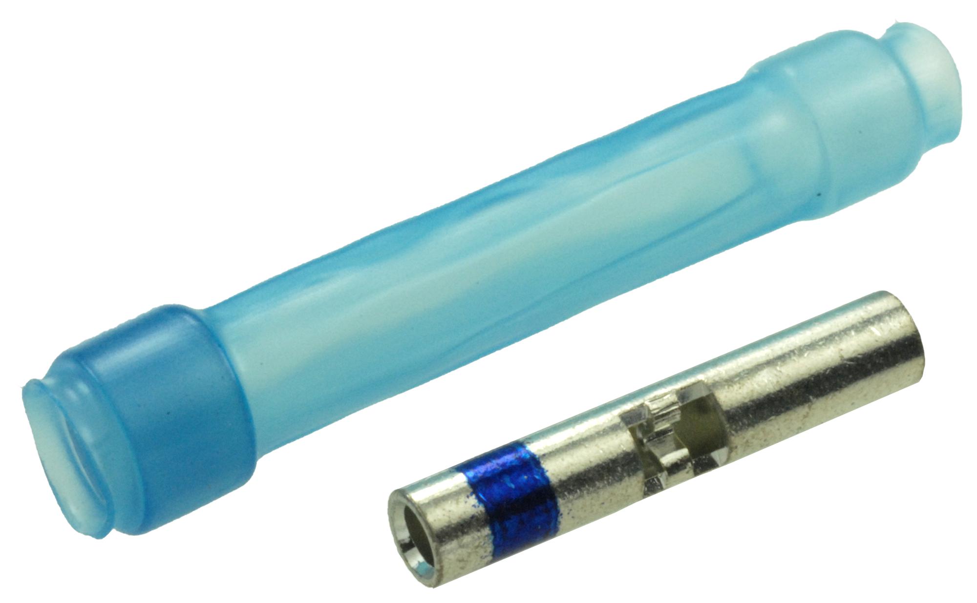 anmi② D-436-52 TE CONNECTIVITY - RAYCHEM, Butt Splice, Blue (Transparent