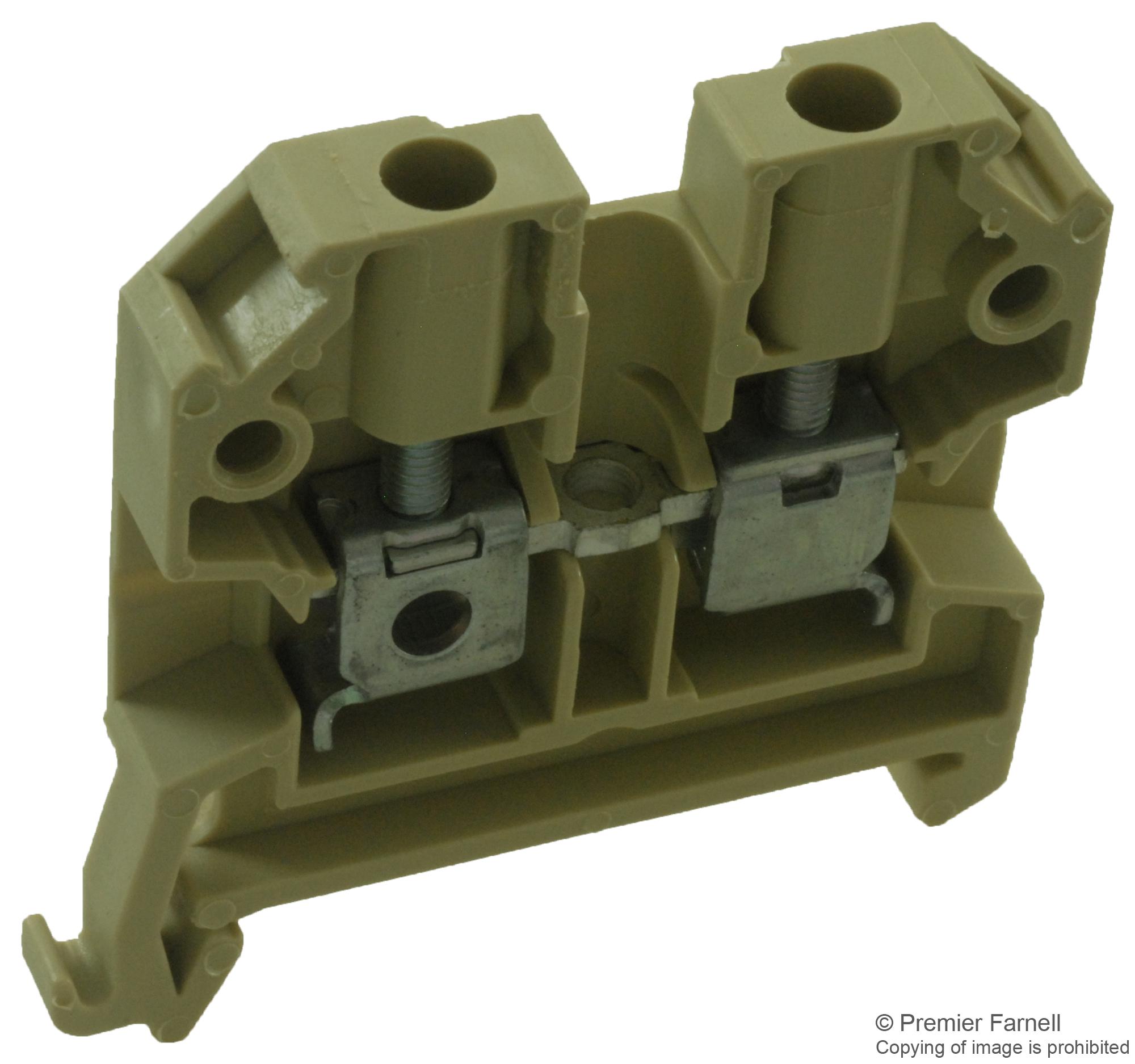 【hoil】 Terminus (ソーサリー) 2枚セット 0443660000 WEIDMULLER, DIN Rail Mount Terminal Block, 2