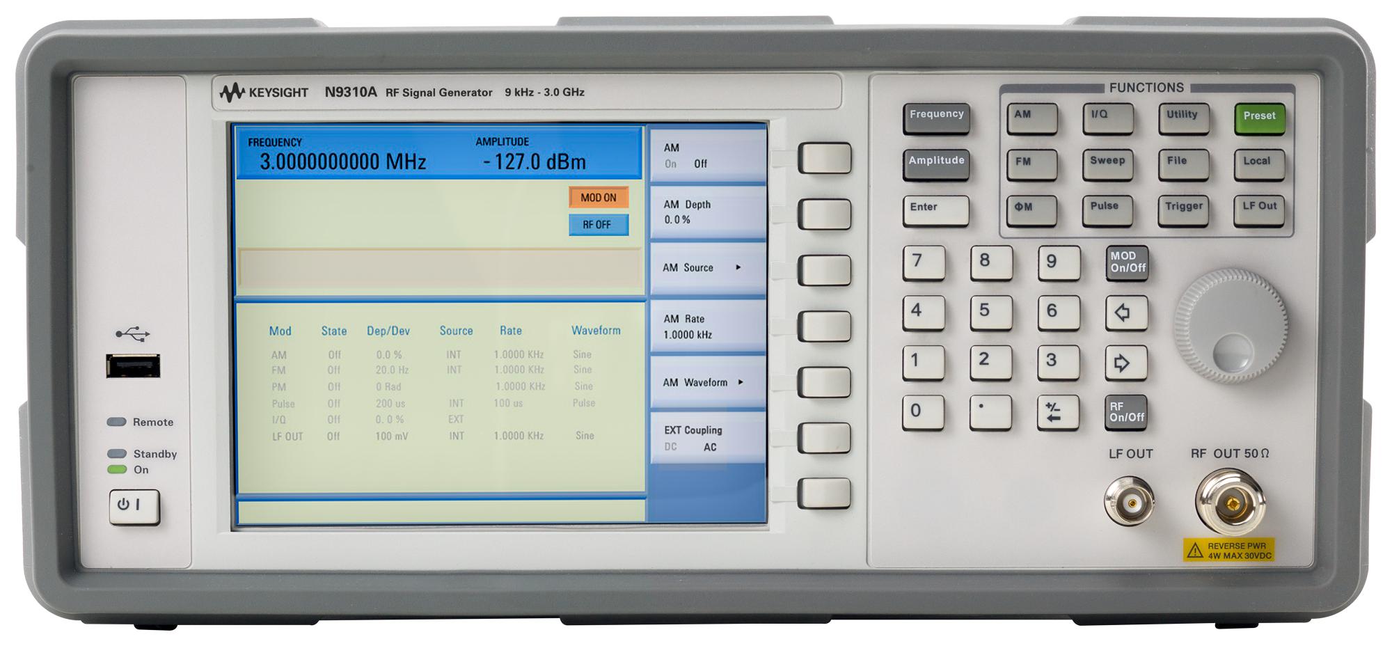 N9310A Keysight Technologies, RF Signal Generator, RF, 1 Channel