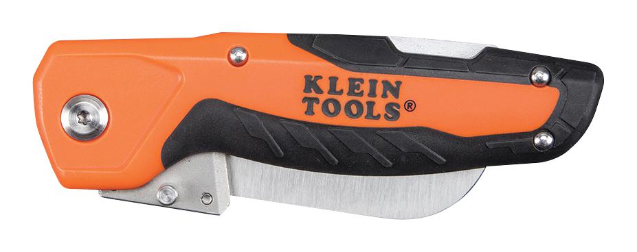 44218 KLEIN TOOLS, Utility Knife, Folding, Stainless Steel