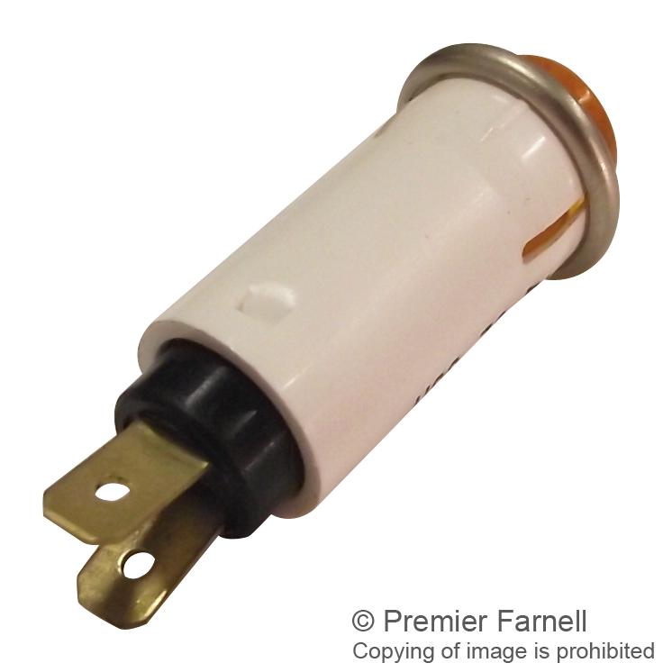 32R-2911 - Leecraft - Neon Indicator, Press Fit, 125 V