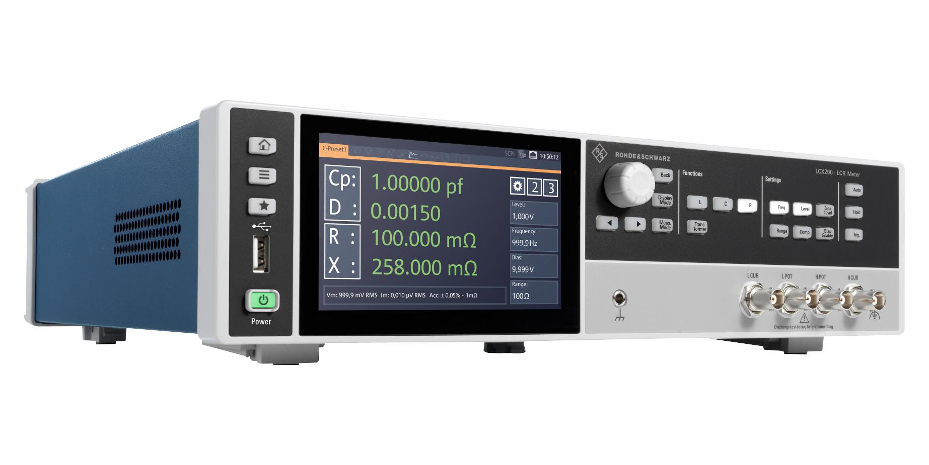 LCX200 ROHDE & SCHWARZ, LCR Meter, Bench, 500 kHz | Newark