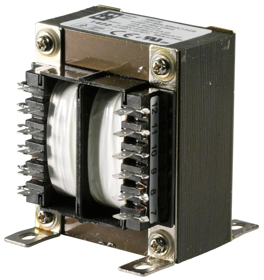 185E230 HAMMOND, Chassis Mount Transformer, Low Voltage, Dual