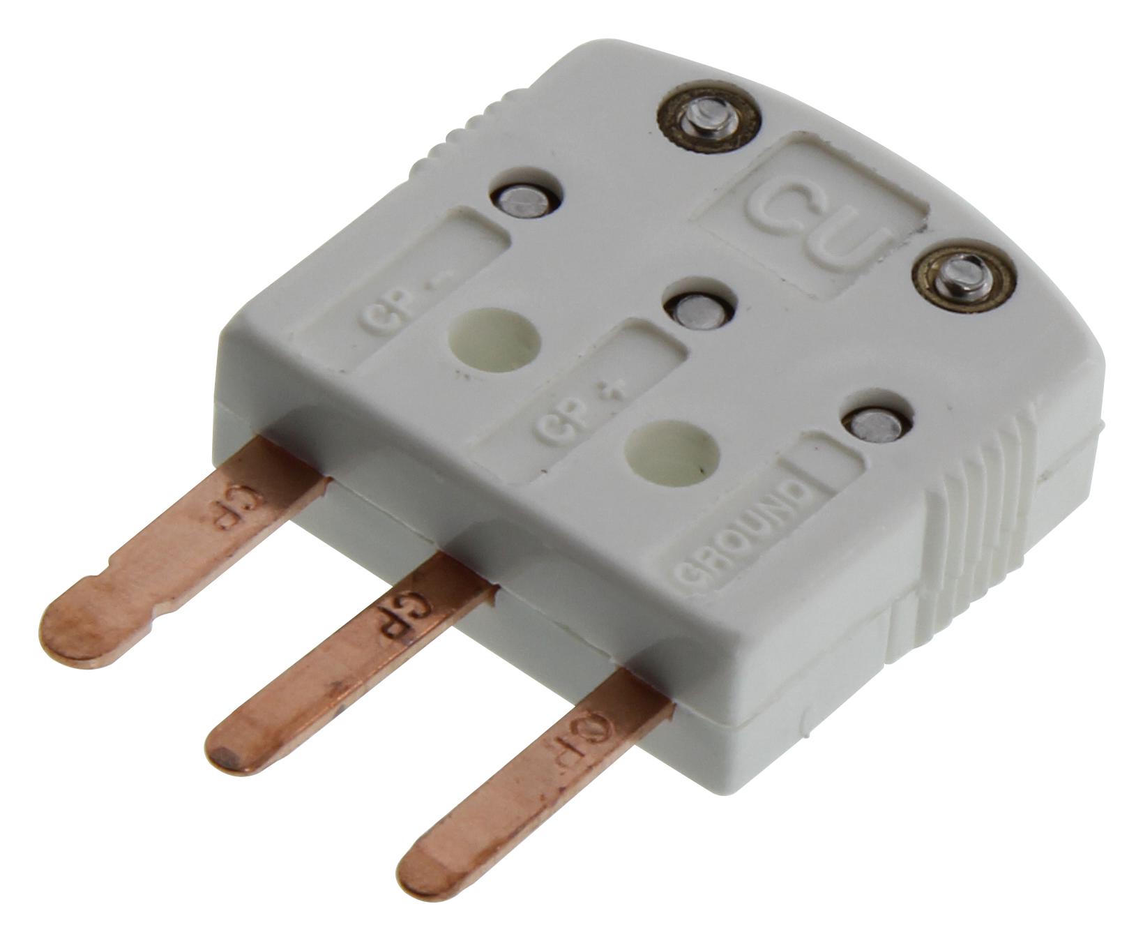 MTPUM Omega, Thermocouple Connector, MTP Series, 3 Prong
