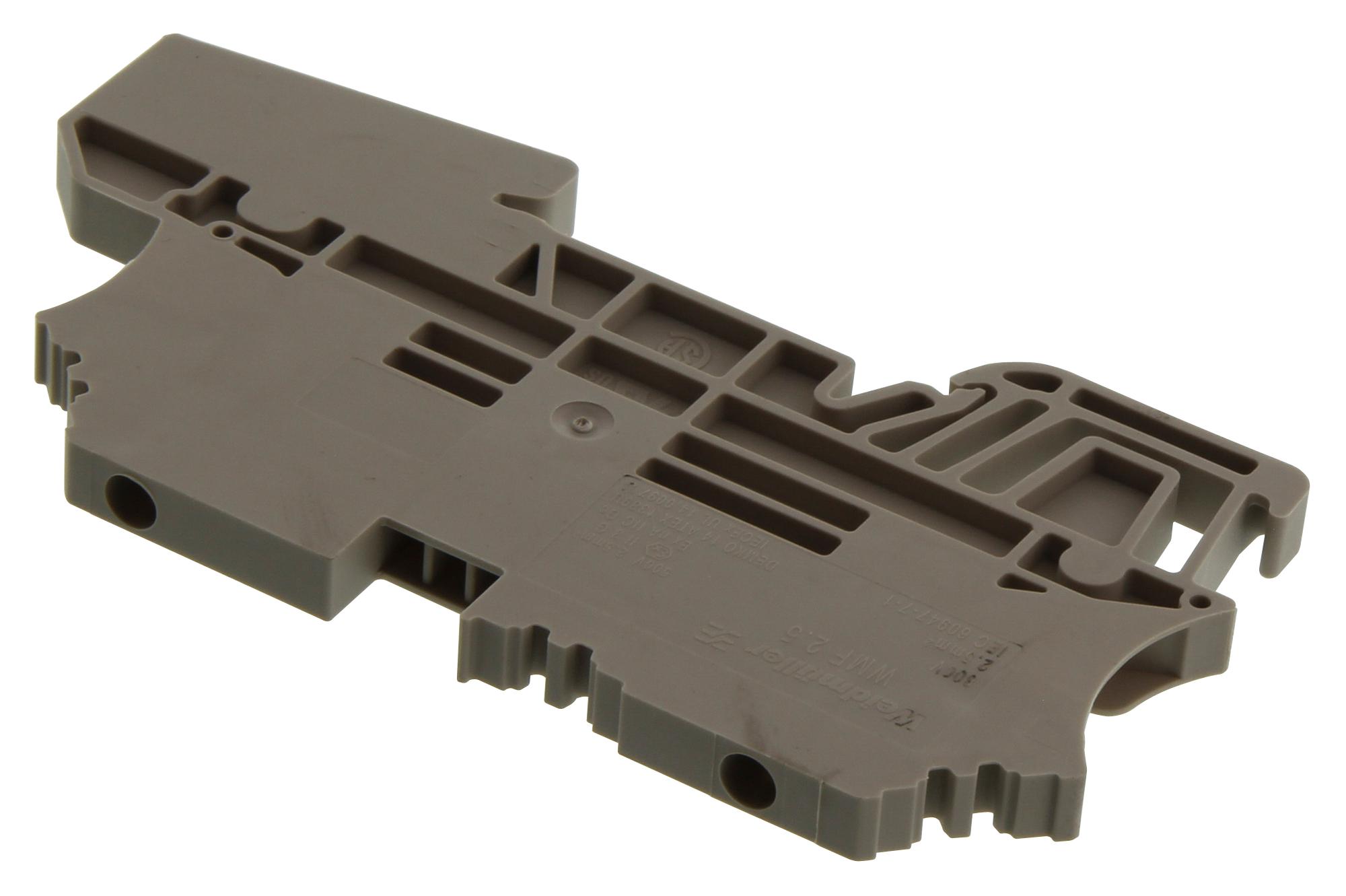 thumbnail image 2 of Weidmuller Terminal Blocks - SAK2.5/EN - 0218660000 - DIN Rail Mount, 2 Positions, 12-26 AWG (100-Pack) 2 of 5
