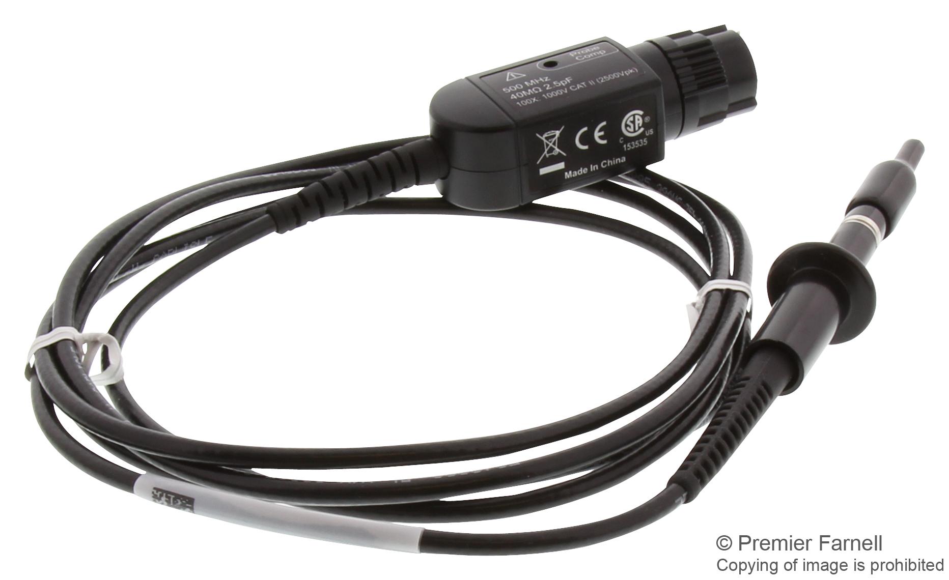 P5100A Tektronix, Oscilloscope Probe, HighVoltage Passive Probe, 500 MHz