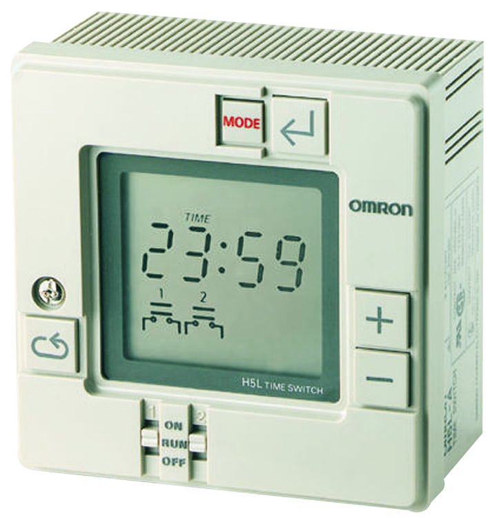 H5L-A OMRON INDUSTRIAL AUTOMATION, Panel Mount Timer, Daily, 100