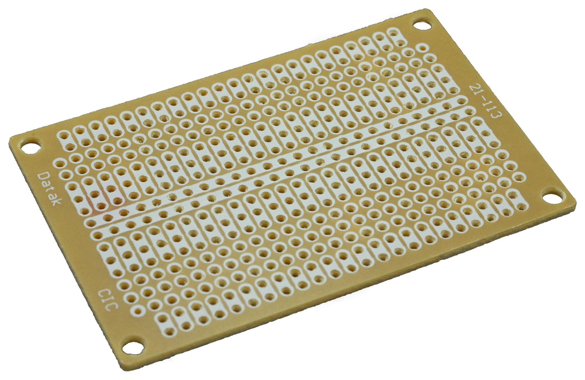 214590 Mcm, Prototyping Board, Small PC, 25 Rows