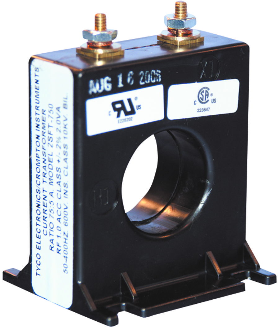 CROMPTON - TE CONNECTIVITY 5SFT-101 Current Transformer, Non-ANSI Rated  Window Type, 100:5, Class 2, 2 VA, 40 mm, 50Hz to 400Hz