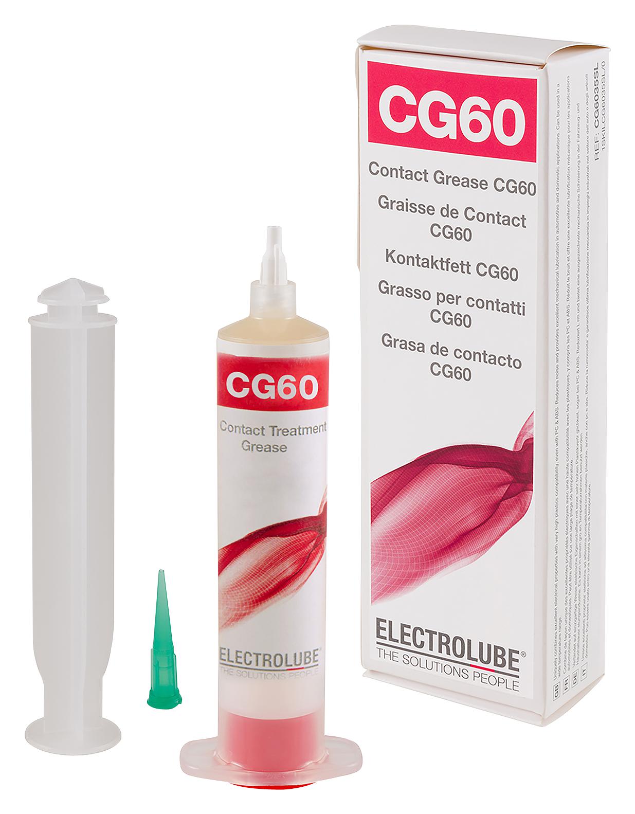 CG6035SL Electrolube, Grease, Contact Treatment Grease, Syringe