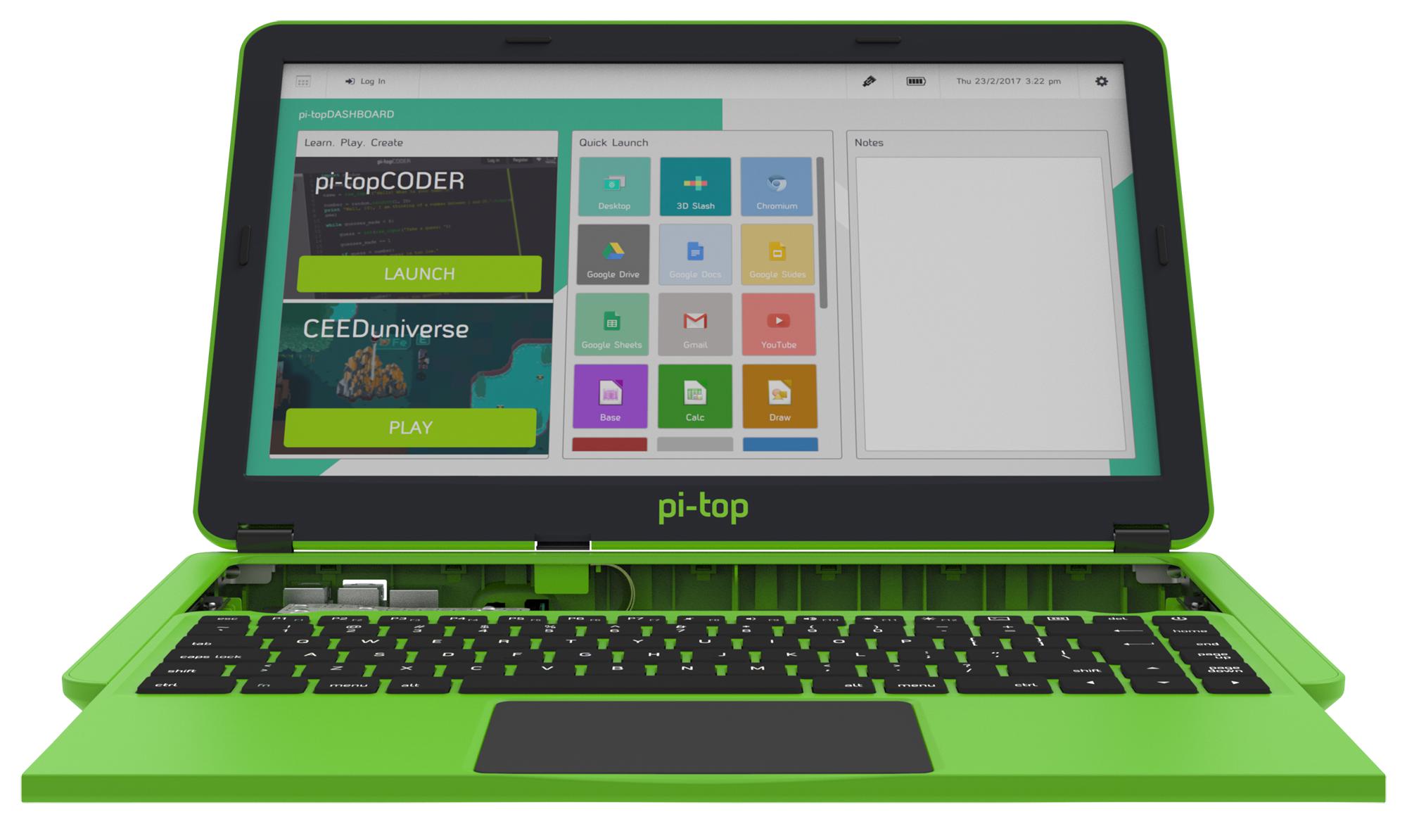 PTIUGR200001 PI-TOP, Educational Kit, Pi-Top Modular Development