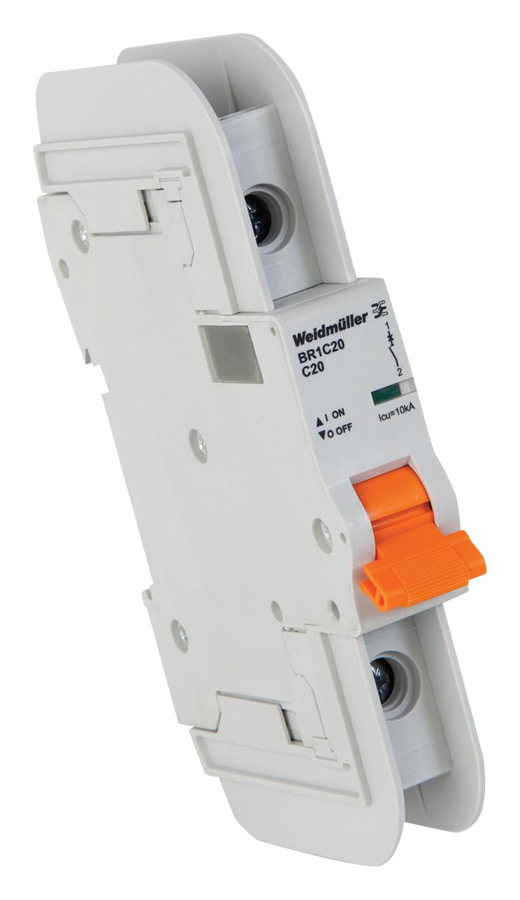 BR1C5UC Weidmuller, Thermal Magnetic Circuit Breaker, C Curve, BR Series