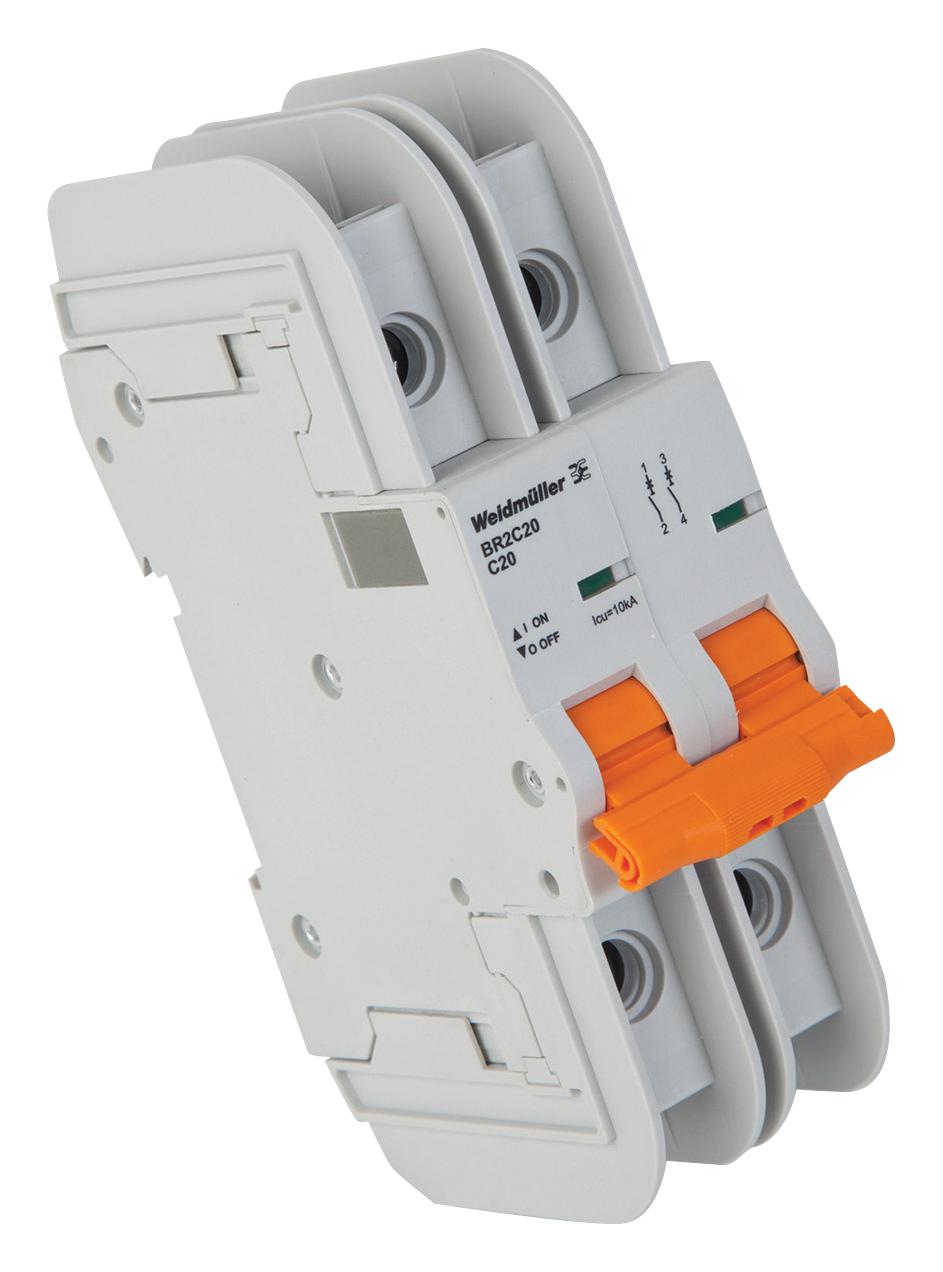 BR2D10UC Weidmuller, Thermal Circuit Breaker, D Curve, BR Series