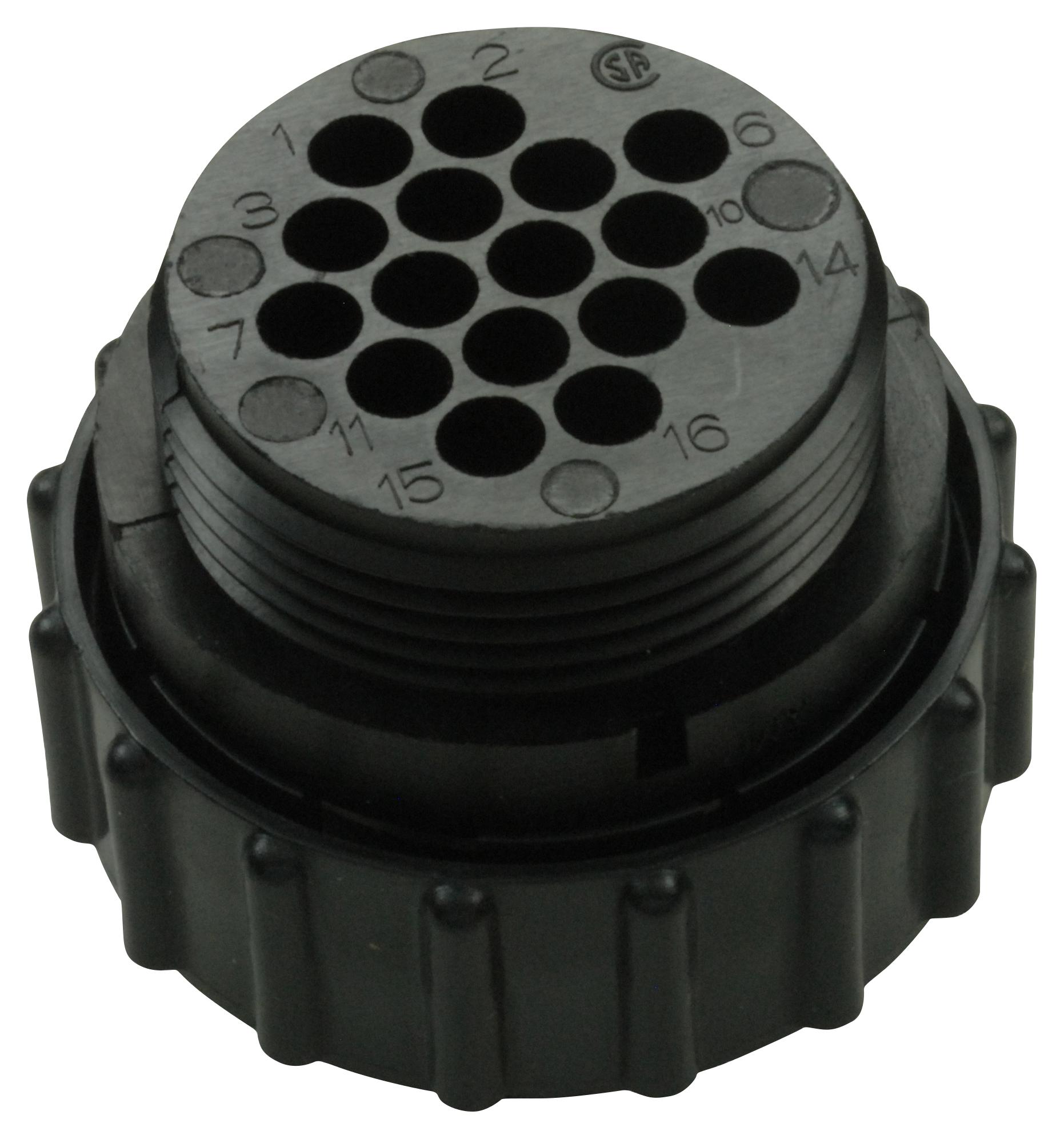 206037-1. TE CONNECTIVITY - AMP, Circular Connector, Circular