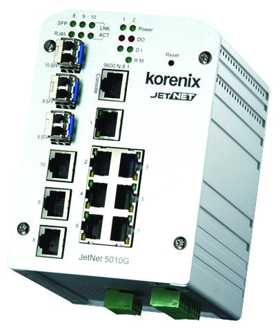 JETNET 5010G Korenix, Switch, JETNET, 10 Ports