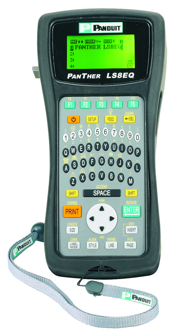 LS8EQ PANDUIT, PanTher™ LS8EQ Label Printer, Hand Held, Thermal