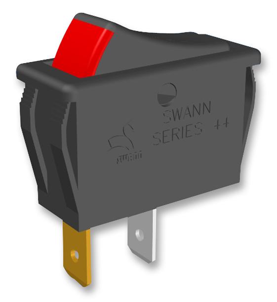 Panel Off-On Black 5x C1500VQASG Rocker Switch SPST Non Illuminated 20 A