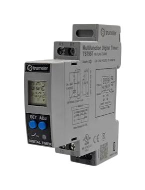 Digitale LCD Astro Zeitschaltuhr 24-264 V AC/DC für Hutschiene