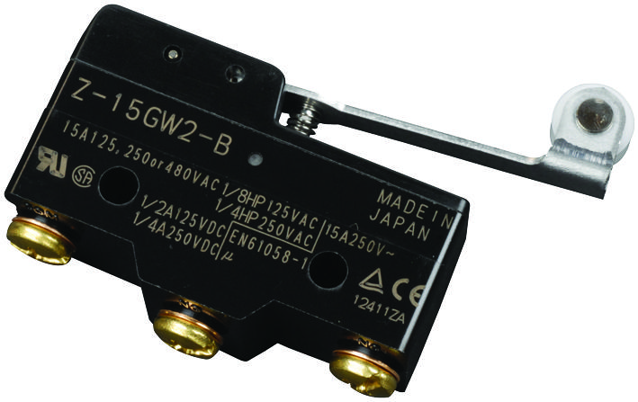 OMRON Z-15GW2-B スイッチ 15A 125/250V AC Z-15GW2-B OMRON INDUSTRIAL AUTOMATION, Microswitch, Standard